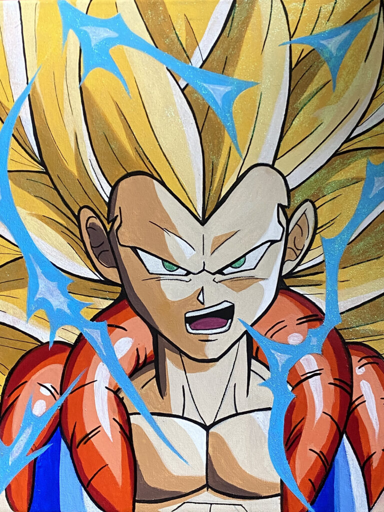 Toile Manga – Gotenks (41x33 cm)